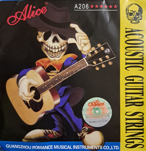 Encordado Para Guitarra, Cuerdas, Acoustic Strings Alice