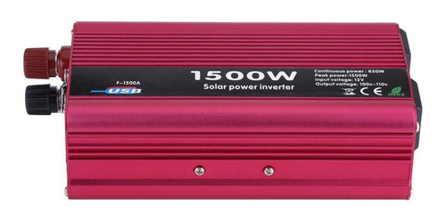 Convertidor De Corriente Usb Para Coche, 1500 W Dc 12 V A Ca