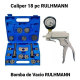 Caliper Extractor 18 Pc Freno Rulhmann + Bomba De Vacio Euro