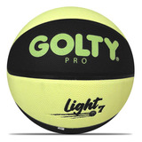 Balón Baloncesto Pro Golty Street Light No.7-negro/amarillo