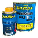 Primer / Fundo Automotivo Pu Preto Super Brazilian 900ml