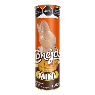Conejos Mini Chocolates con leche Tubo 200g 20 piezas de 10 g | MercadoLibre