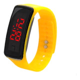 Reloj De Silicona Para Niños Pulsera Deportiva Led Basico