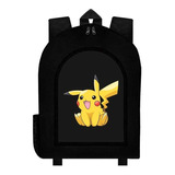 Mochila Negra Pikachu A251