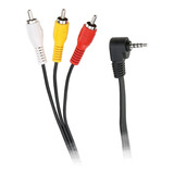 Cable Rca Transmision De Audio A Plug 3.5mm Auxiliar 1.8m 