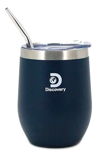 Mate Termico Acero Vaso Tapa Bombilla Discovery - Premium