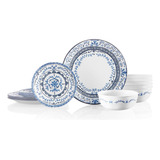 Juego De Vajillas Corelle Portofino, Circular, 18 Piezas