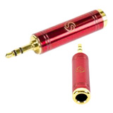 Plug Adaptador Santo Angelo P10 X P2 Stereo - Ouro 18k