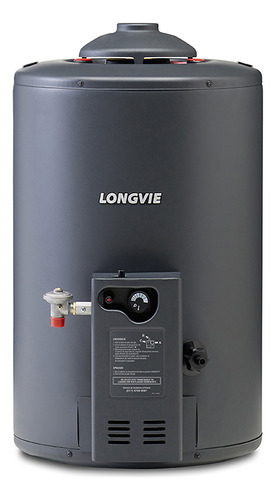 Termotanque A Gas Longvie Potenciado Dual 48 Lts Tp350ar-n