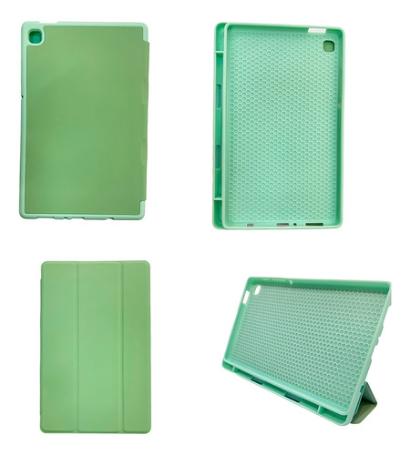 Funda Smart Cover Para Samsung Tab A7 Lite 8.7 T220 Verde Cl