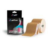 Aktive Sport Kinesiology Tape 5cm X 5m - Cor Bege