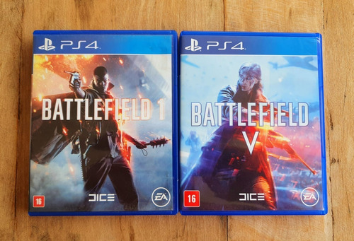 Battlefield 1 + Battlefield V (mídias Físicas) - Ps4