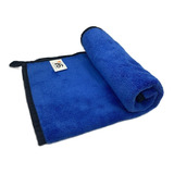 Pano Toalha Microfibra Polimento Limpar Carro 40x40cm 600gsm Cor Azul-cinza