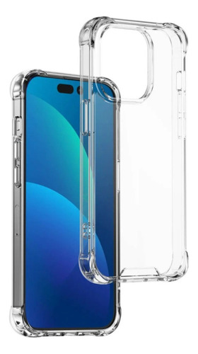 Carcasa Antigolpe Para iPhone 15 - Transparente - 2 Cámaras