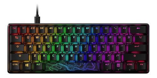 Teclado Gamer Hyperx Alloy Origins 60 Mecanico Rgb 60% Us