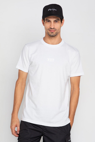 Camiseta Masculina Algodão Gola Alta Polo Wear Branco