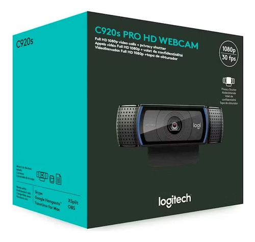 Logitech C920 Webcam Full Hd Ideal Stream Gamer Twitck Kick