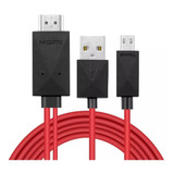 Cable Hdmi Mhl Android Micro-v8 11pin - S3 S4 S5 Note 3