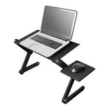 Mesa Notebook Metalica Plegable Cama X8 Soporte Para Mouse 