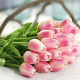 Flores Tulipanes Artificiales De Colores Pack X 6