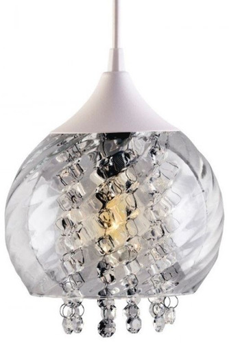 Pendente Lustre Elisabeth C/cristais Transparente Taschibra 110v/220v