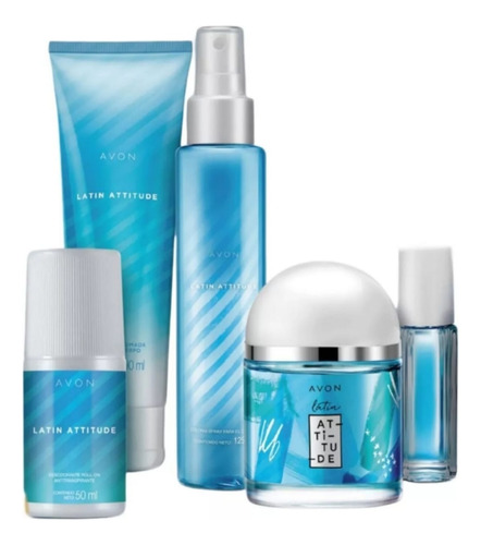 Set Perfume Para Dama Latin Attitude Avon Regalo Ideal