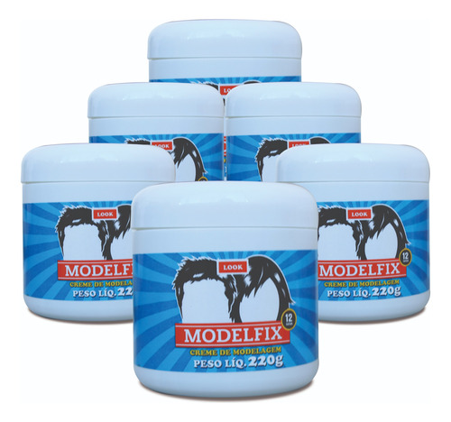 Creme Modelador Modelfix Look 220g Com 6un