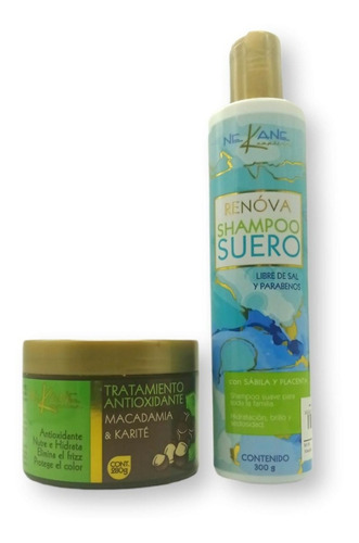 Set Shampoo Suero Renova + Tratamiento Antioxidantenekane 