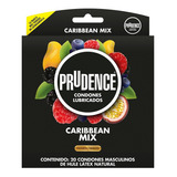 Paquete 20 Condones Prudence® Sabor Y Aroma - Caribbean Mix