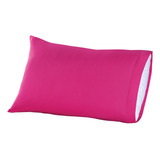 Par Fundas Almohada Esencial Estándar Colchas Concord Color Palo De Rosa Fiusha