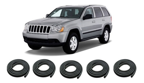 Jeep Grand Cherokee 2006 / 2011 Burletes 4 Puertas + Baul