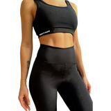 Conjunto De Lycra Top Y Calza Mujer Optimo Excelente Calidad