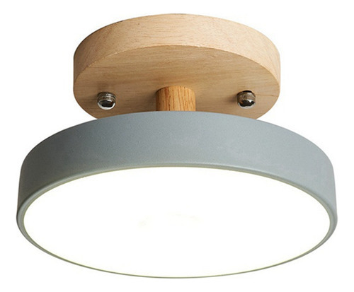 Lámpara De Techo Led Moderna Nórdica De Madera P/interior