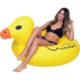 Balsa Inflable Gofloats Duck Party Tube, Flotador Con Estilo