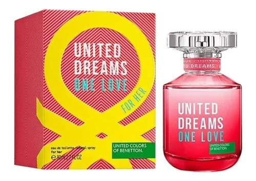 Benetton United Dream One Love Edt 80ml Mujer