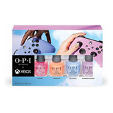 Opi Xbox Collection Esmalte De Uñas, Rosa, Naranja, Azul, Mo