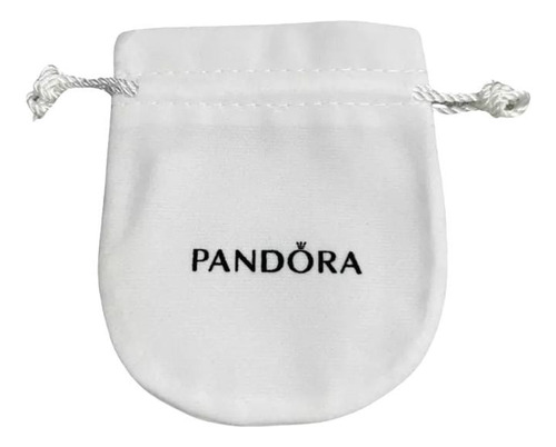 Bolsa Cubre Polvo Pandora Terciopelo Blanco 1 Pz