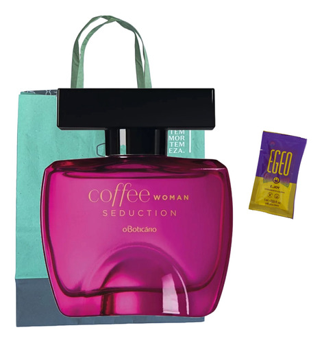 Coffee Woman Seduction 100ml + Sacola + Brinde Amostra Egeo 