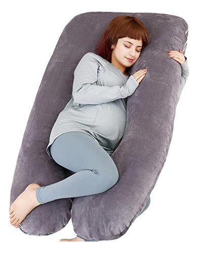 Almohada Maternal  Moon Pine Almohada De Embarazo En Forma D