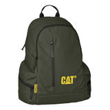 Mochila Casual Cat Backpack  Unisex Color Verde Oscuro