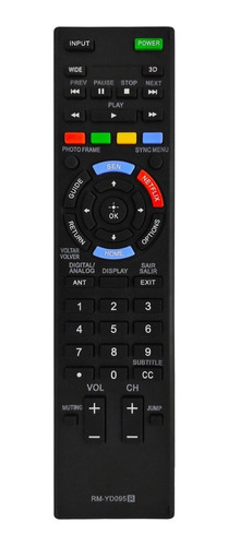 Controle Remoto P/ Tv Sony Bravia Kdl-40w605b Kdl-42w700b