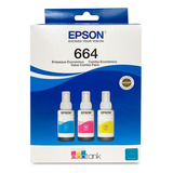 Kit 3 Pack Botella Tinta Epson T664 L310 L380 L395 L396 L575