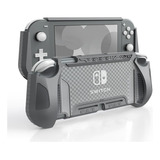 Capa Proteção Tpu Grip Case Nintendo Switch Lite - Cinza 