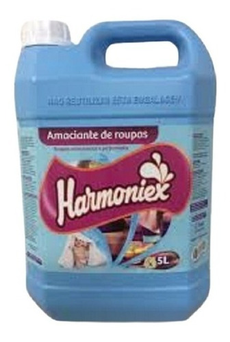Amaciante De Roupas Perfume Blue 5 Litros Harmoniex