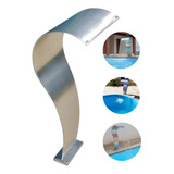 Cascata Naja Média 90 X 40 Cm De Piscinas Em Aço Inox Csclau