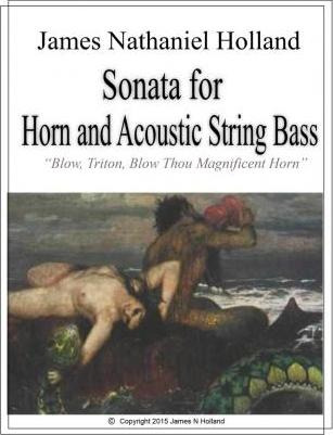 Libro Sonata For Horn And Accoustic String Bass - James N...