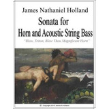 Libro Sonata For Horn And Accoustic String Bass - James N...