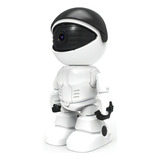 Camara De Seguridad Wifi Robot Monitor De Bebe 360° Yosee Color Blanco