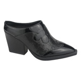 Zapato Chalada Mujer Way-1 Negro Casual