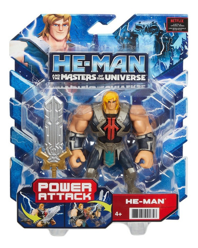Masters Of The Universe Figura He Man Power Attack Netflix